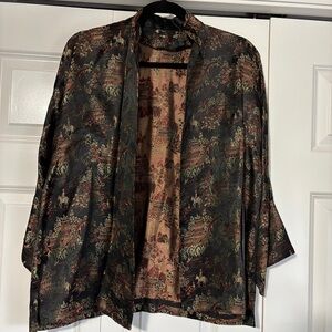 Vintage Asian-Inspired Kimono Jacket